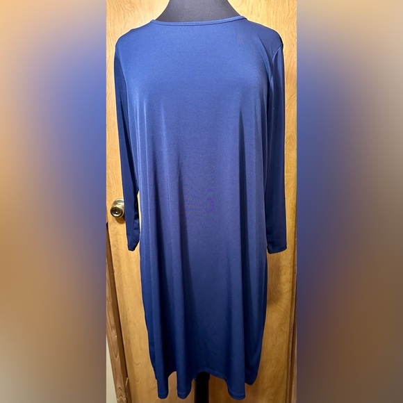 Michael Michael Kors navy blue mini shift dress size XL - Picture 2 of 10